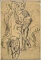 Oedipus and the Sphinx, Gustave Moreau (French, Paris 1826–1898 Paris), Oil on canvas